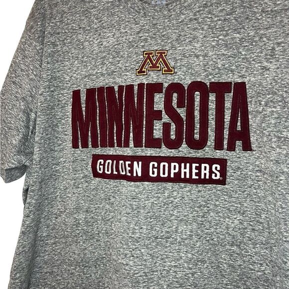 CHAMPION MINNESOTA GOLDEN GOPHERS GRAY TSHIRT‎ MENS SIZE 2XL - Picture 8 of 9
